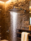 Premium Shower Arm with Flange - square